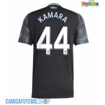 Camisa de time de futebol Aston Villa Boubacar Kamara #44 Replicas 2º Equipamento 2025-26 Manga Curta